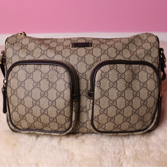 Gucci GG Monogram Leather Crossbody Bag - Picture 2 of 10
